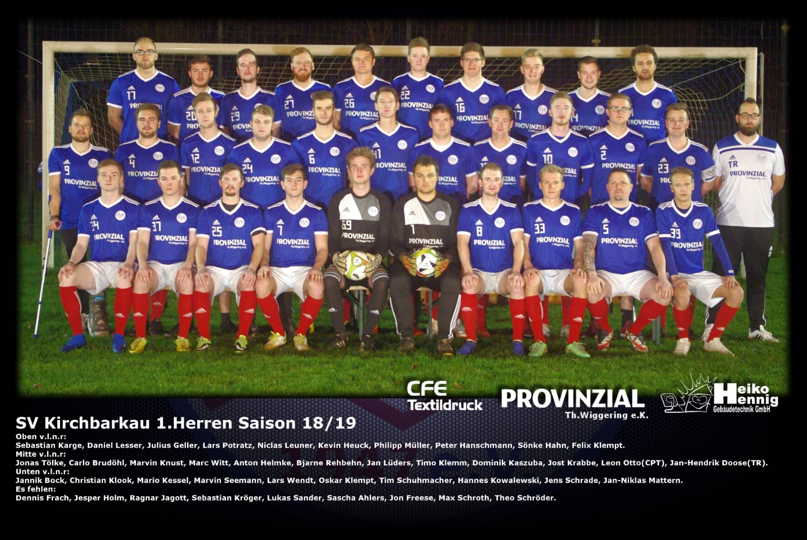 SV Kirchbarkau Fußball 1. Herren
